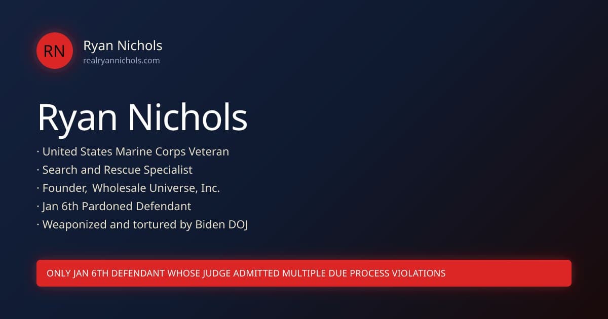 RealRyanNichols.com independent publishing and searchable archive platform