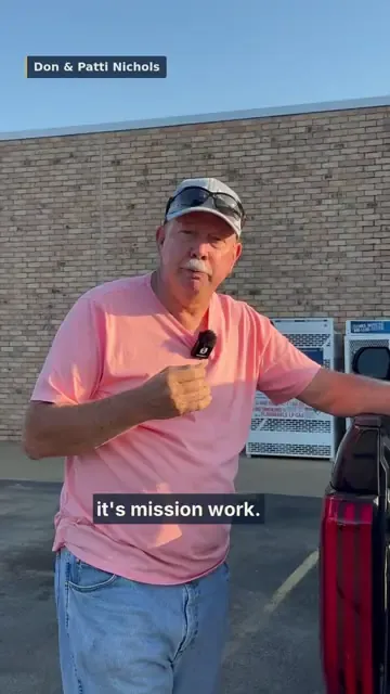 Don Nichols speaking outside in the finished ministry video